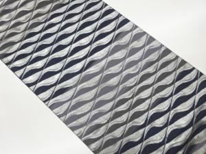 幾何学模様織出し袋帯